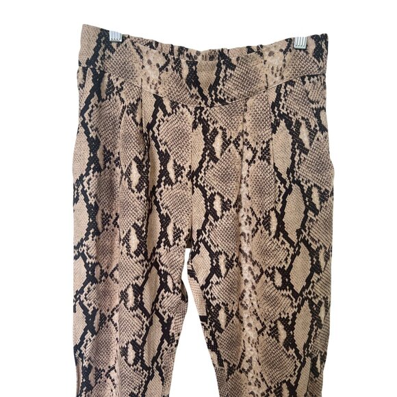 Enza Costa Python Print Tapered Trousers - Picture 6 of 10